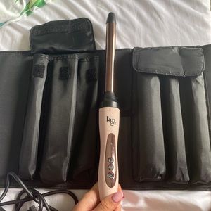 Le Cinq Blush curling wand with 5 different barrels. See details in photos